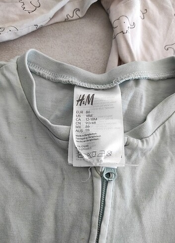 1,5 Yaş Beden çeşitli Renk H&M mevsimlik tulum 