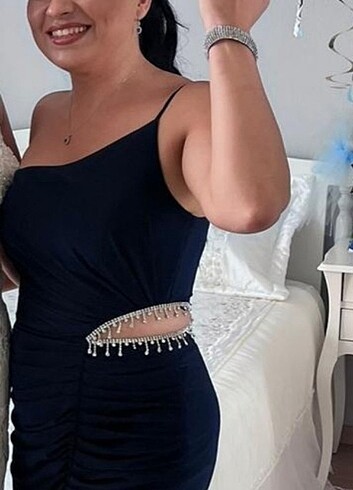 Lacivert abiye