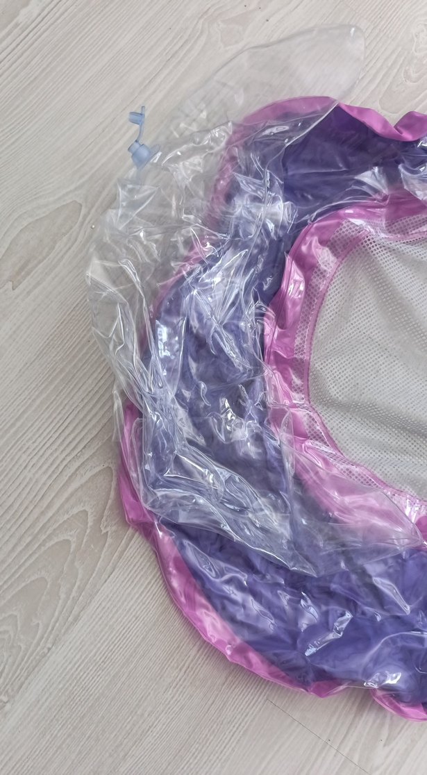 Mor ve pembe fileli yatak - Görsel 3