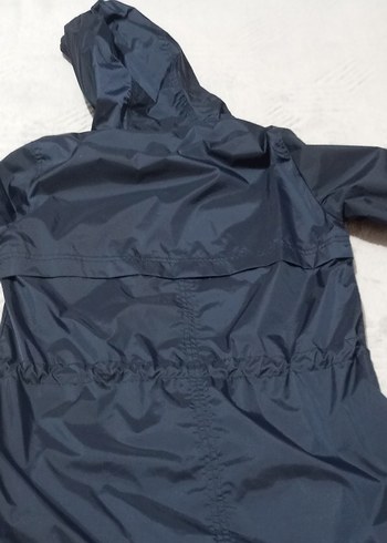 Düğmeli Lacivert Midi Street Style Kadın Ceket - Görsel 4