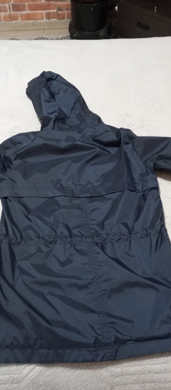 Düğmeli Lacivert Midi Street Style Kadın Ceket - Görsel 3