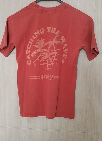 H&M turuncu tişört 