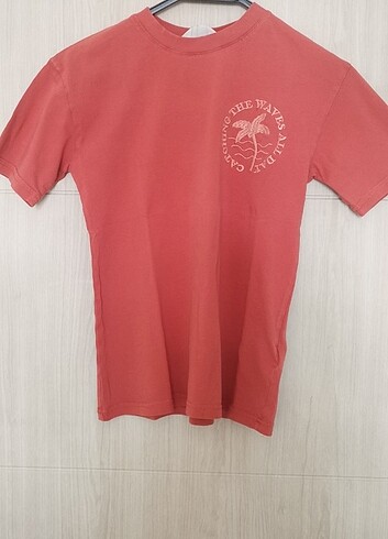 H&M H&M turuncu tişört 