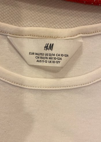 Baskılı Beyaz Kız Çocuk Kısa Kollu Tişört - Görsel 2