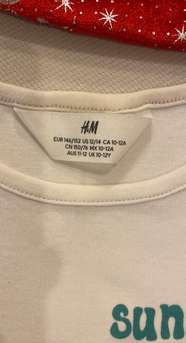 Baskılı Beyaz Kız Çocuk Kısa Kollu Tişört - Görsel 2