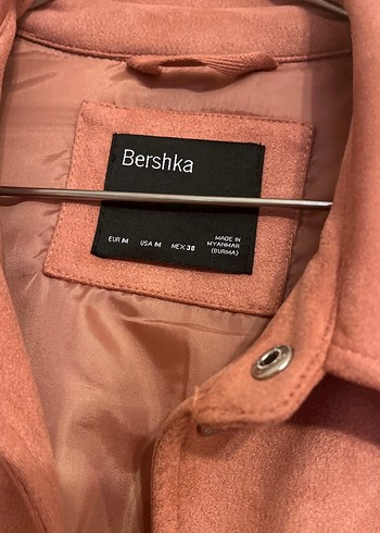 Kadın gül kurusu mont - Görsel 2