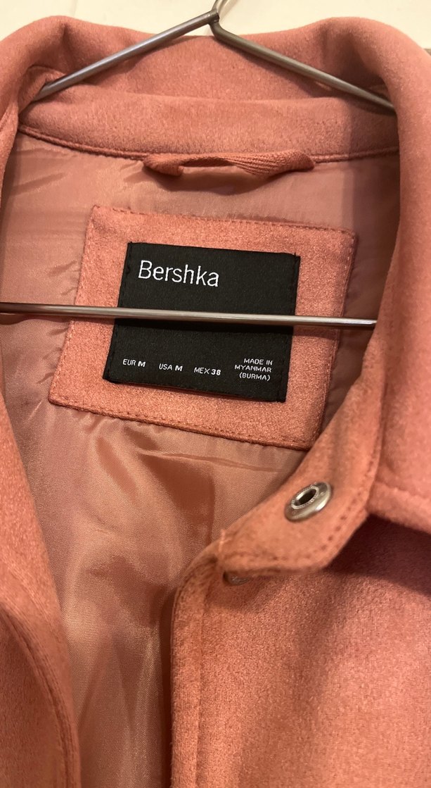 Kadın gül kurusu mont - Görsel 2