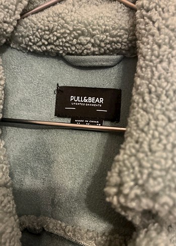 Gri Midi Boy Rahat Kesim Kadın Polar Ceket - Görsel 2