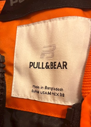 Kadın Turuncu Fermuarlı Bomber Ceket - Görsel 2