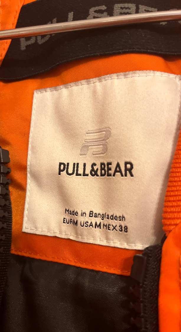 Kadın Turuncu Fermuarlı Bomber Ceket - Görsel 2