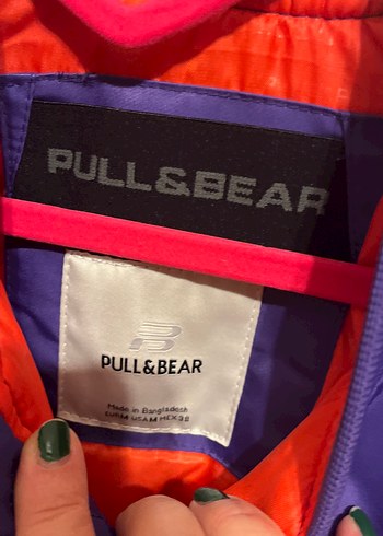 Kadın Mor Fermuarlı Street Wear Ceket - Görsel 2