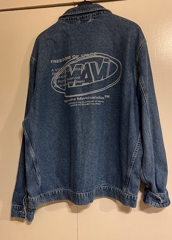 Mavi Kadın Düğmeli Kot Ceket - Görsel 2