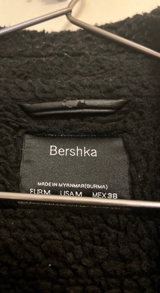 Siyah Kadın Deri Biker Ceket Kürklü - Görsel 2