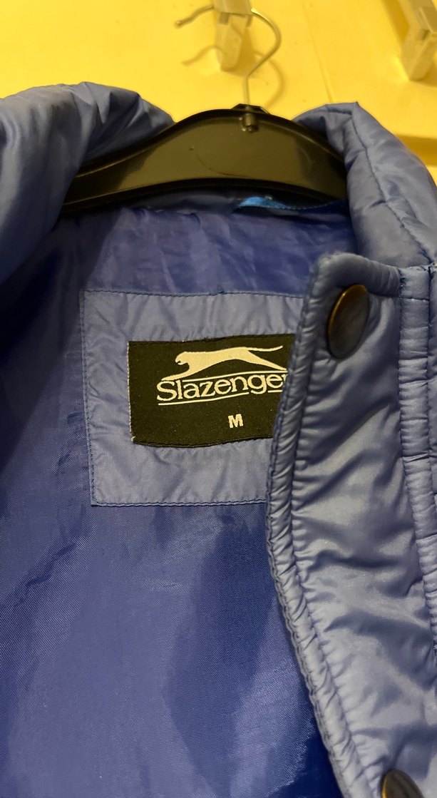 Düğmeli Mavi Erkek Kısa Mont - Görsel 2