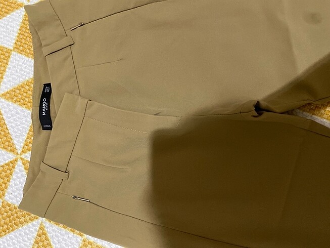 Mango camel renk kumaş pantolon