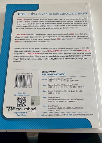 Tıpdil Tıpta Uzmanlık Yabancı Dil Sınavı Kitabı - Görsel 2