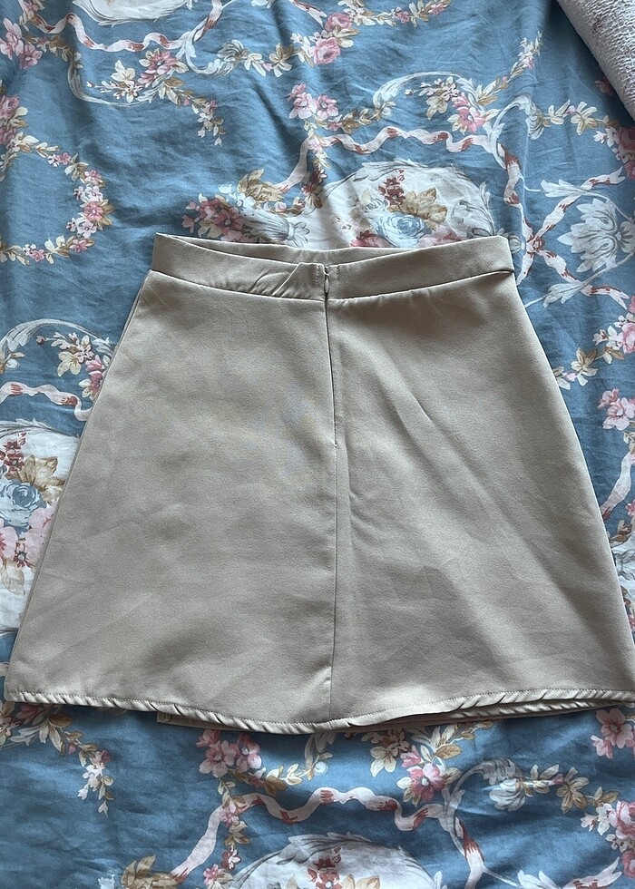 Krem rengi mini etek - Görsel 2