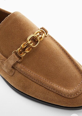 39 Beden kahverengi Renk Mango loafer