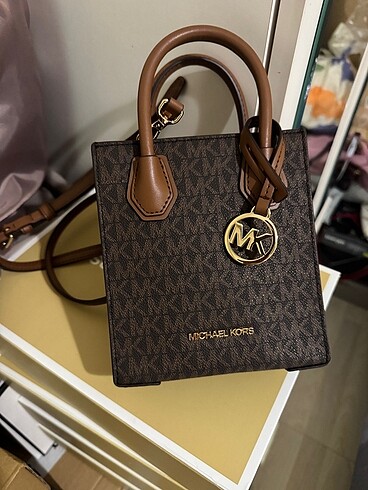Beden kahverengi Renk Michael Kors askılı çanta