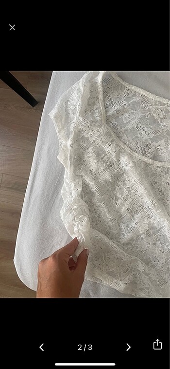 Diğer dantelli y2k tişört
