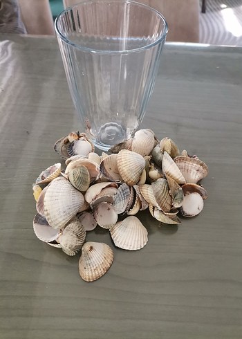 Beyaz-Gri Bohem Deniz Kabuğu Seti - Görsel 2