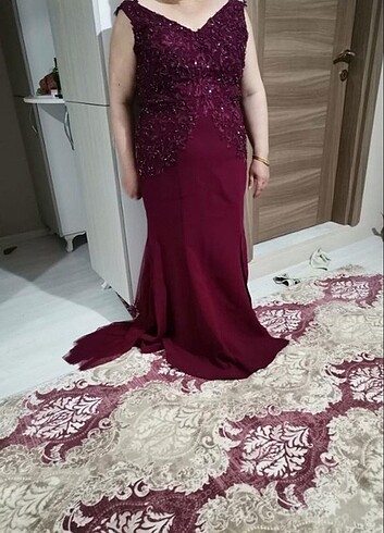 50 Beden Gece elbisesi