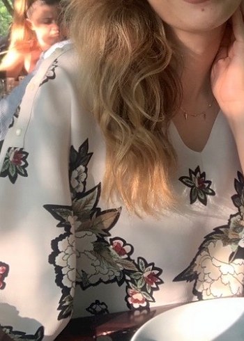 Çiçek Desenli V Yaka Bohem ZARA Bluz - Görsel 5