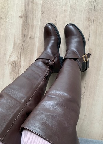 TERGAN DERİ DİZÜSTÜ ÇİZME - Görsel 9