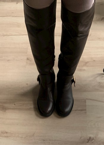 TERGAN DERİ DİZÜSTÜ ÇİZME - Görsel 8