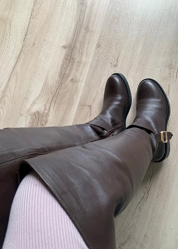 TERGAN DERİ DİZÜSTÜ ÇİZME - Görsel 4