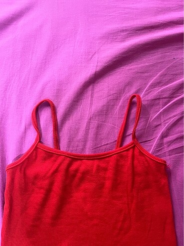 Zara Kırmızı Crop Top
