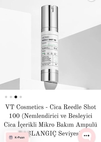 VT Cosmetics Cica Reedle Shot 100 Ampul - Görsel 2
