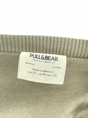 m Beden haki Renk Pull and Bear Sweatshirt %70 İndirimli.