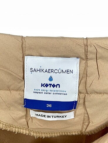 36 Beden kahverengi Renk Koton Sweatshirt %70 İndirimli.