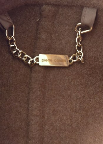 Düğmeli Kahverengi Uzun Kaban - Görsel 3