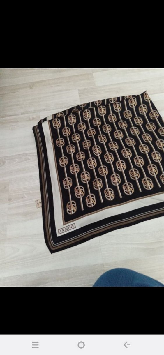 Zincir Detaylı Çok Renkli Kadın Eşarp - Görsel 3