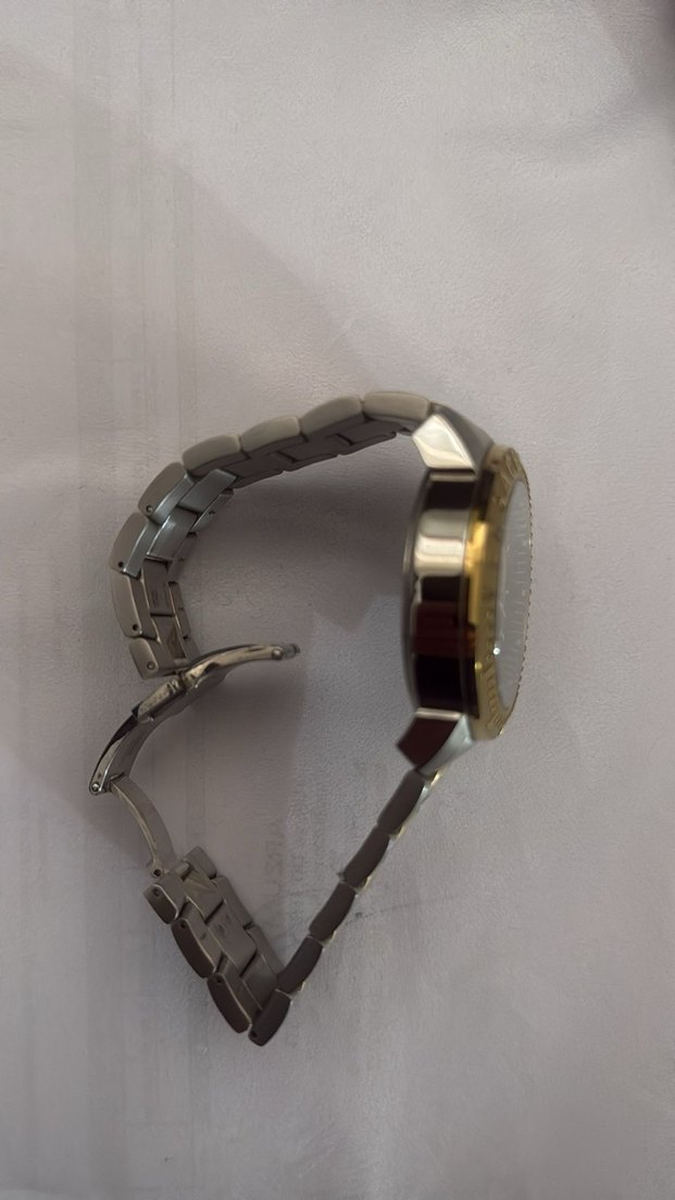 Versace Altın Renk Metalik Gri Erkek Kol Saati - Görsel 3