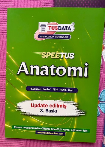 TUSDATA SpeeTUS Anatomi Kitabı 3. Baskı