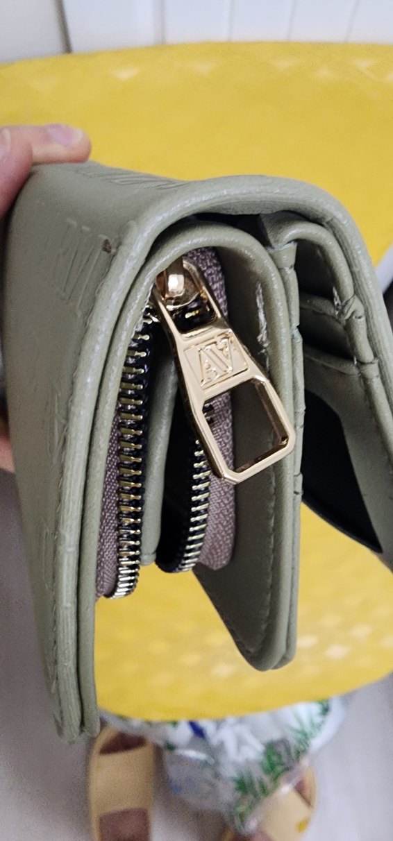 Armine Gri Deri Kadın Cüzdanı - Görsel 4