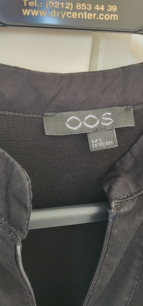 Siyah V Yakalı Midi Keten Elbise - Görsel 3