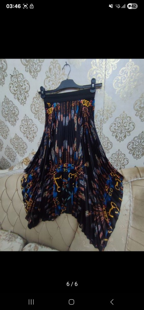 zara asimetrik kesim etek - Görsel 4