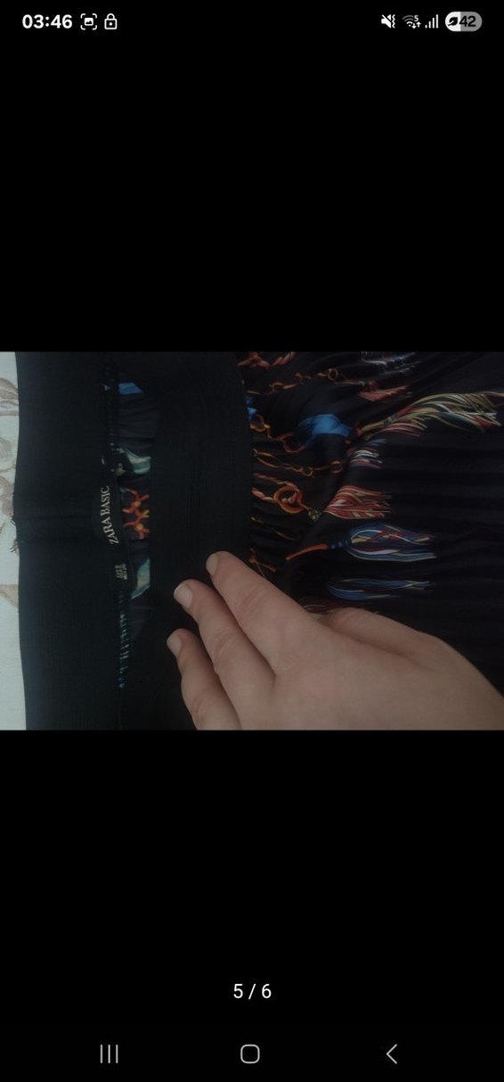 zara asimetrik kesim etek - Görsel 5