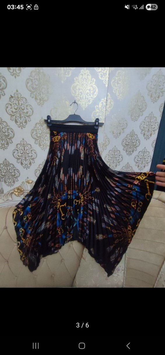 zara asimetrik kesim etek - Görsel 2