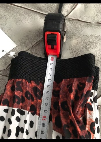 Bohem Çok Renkli Pilili Uzun Etek - Görsel 5