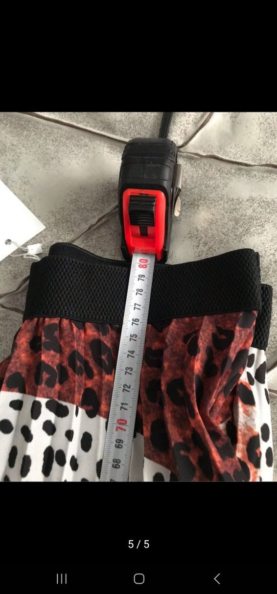 Bohem Çok Renkli Pilili Uzun Etek - Görsel 5