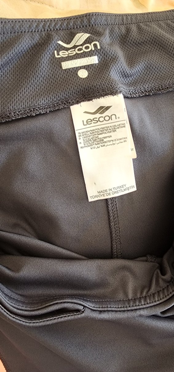 Kadın Gri Lescon Spor Tayt - Görsel 4