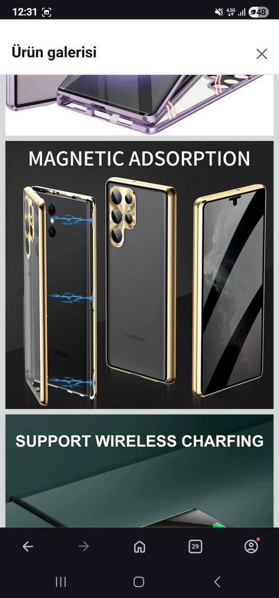 S24 ultra cift taraflı kilif - Görsel 2