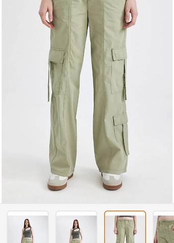 defacto gabardin Bol Kesim Pantolon - Görsel 2