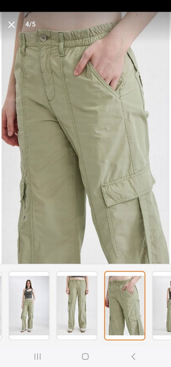 defacto gabardin Bol Kesim Pantolon - Görsel 3