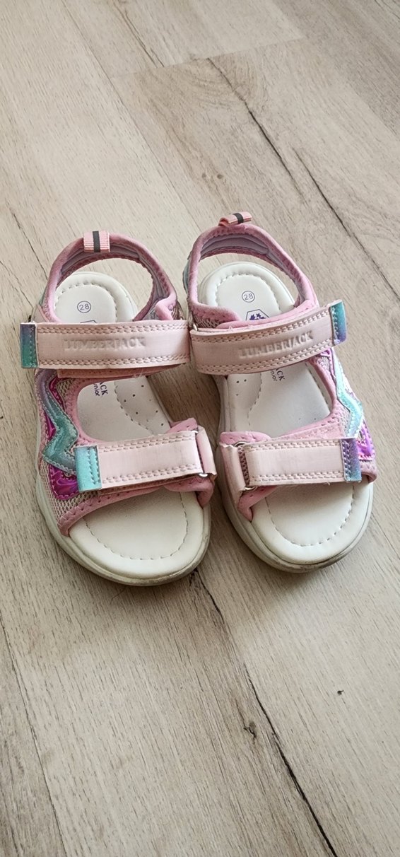 Kız Çocuk Pembe Bağcıksız Sandalet - Görsel 3